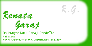 renata garaj business card